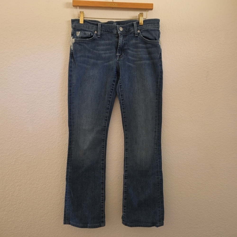 7 For All Mankind Classic Blue Women's Low Rise Jeans Size 30